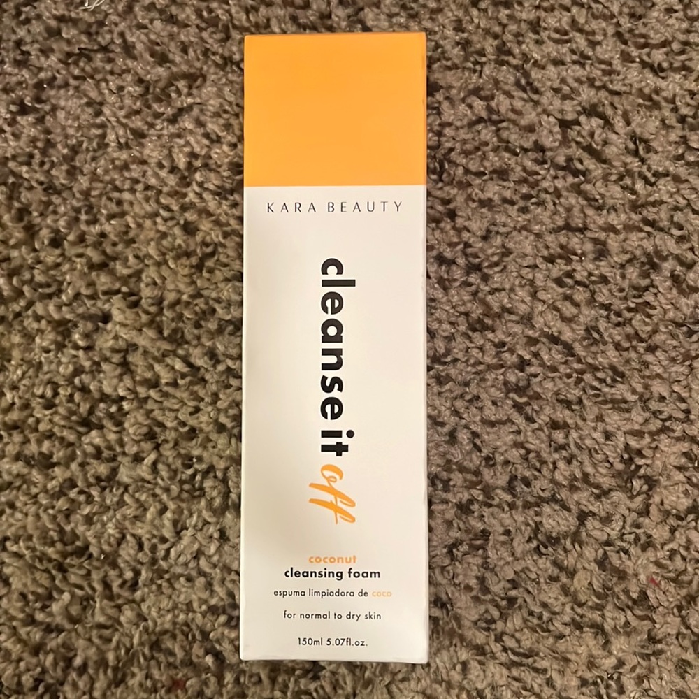 Kara beauty cleanse it off coconut cleansing foam